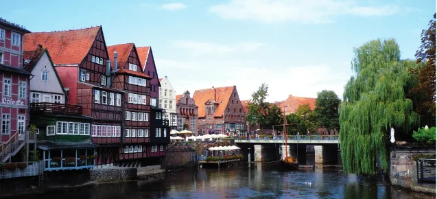 Altstadt von Lüneburg am Wasser